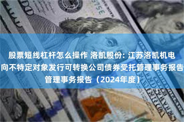 股票短线杠杆怎么操作 洛凯股份: 江苏洛凯机电股份有限公司向不特定对象发行可转换公司债券受托管理事务报告（2024年度）