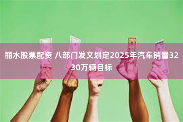 丽水股票配资 八部门发文划定2025年汽车销量3230万辆目标
